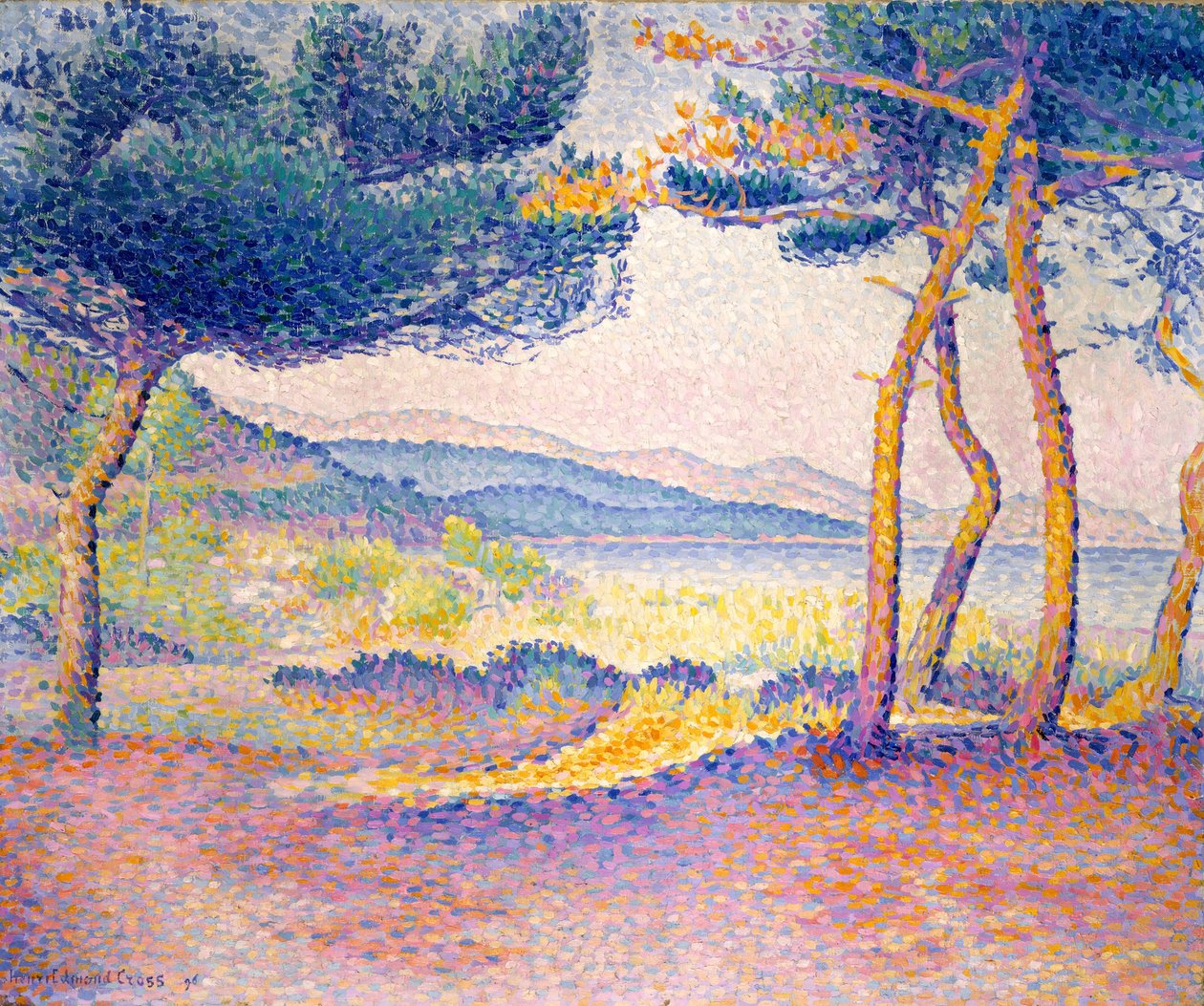 Männyt pitkin rantaa tekijältä Henri Edmond Cross