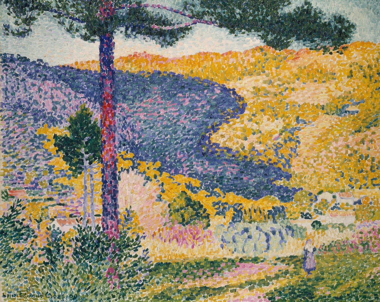 Laakso kuusen kanssa (Shade on the Mountain) tekijältä Henri Edmond Cross