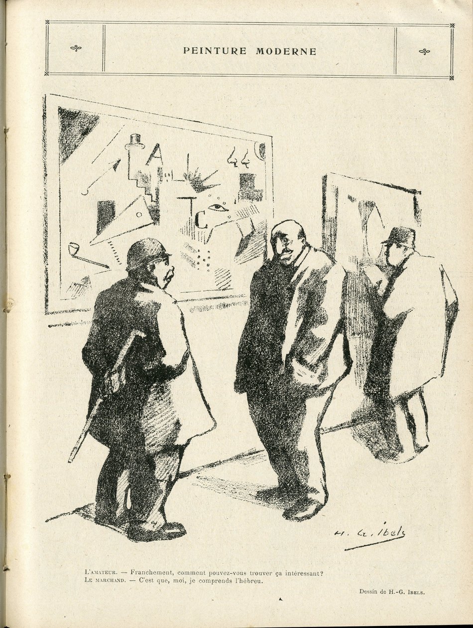 H. G. Ibelsin (1867-1936) kuvitus Le Riressä, 22.4.2022 - Moderni maalaus - Taide, antisemitismi, avantgarde - juutalainen tekijältä Henri Gabriel Ibels