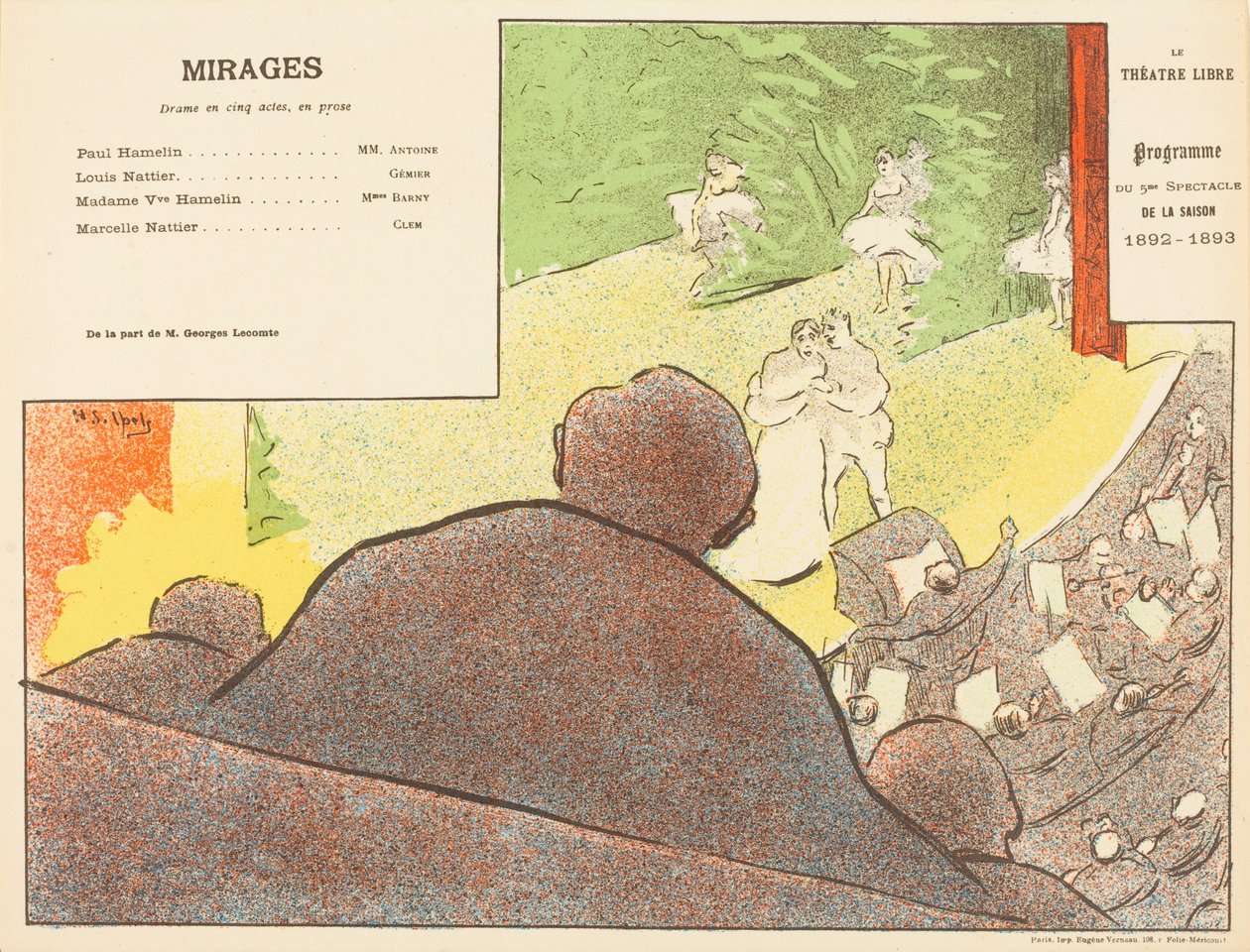 Fata Morgana tekijältä Henri-Gabriel Ibels
