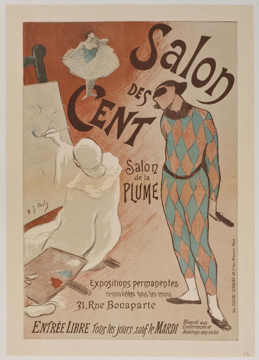 [Salon des Cent. Helmikuu 1894] tekijältä Henri-Gabriel Ibels