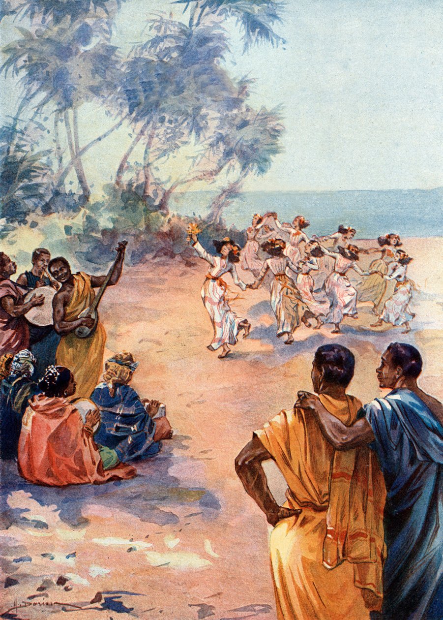 Näkymä Tahitista Pomare IV:n vallan alla (1813-1877) (Näkymä Tahitista Pomare IV:n aikoina tekijältä Henri Gaston Darien