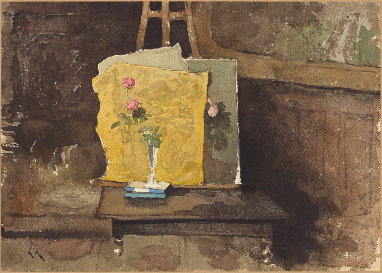 Ateljeen nurkka tekijältä Henri-Joseph Harpignies