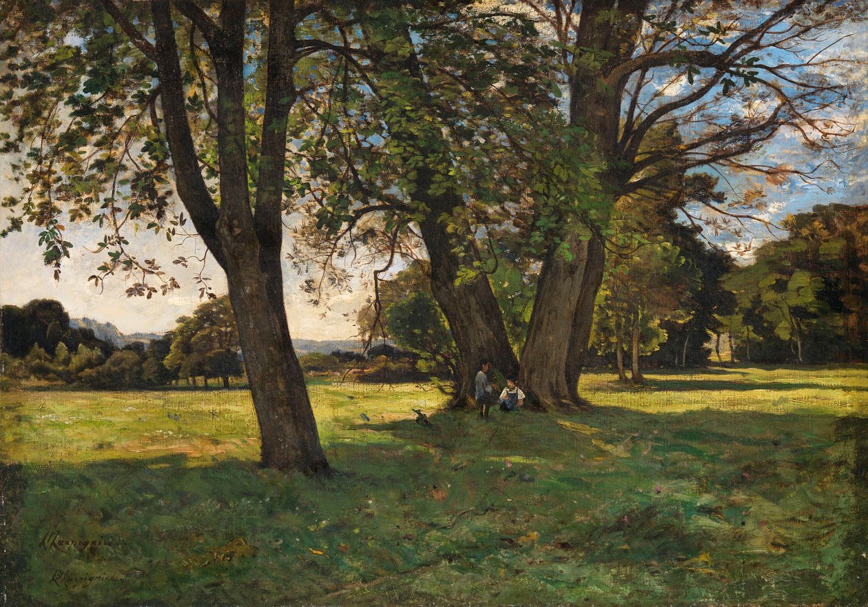 Maaseutumaisema tekijältä Henri-Joseph Harpignies