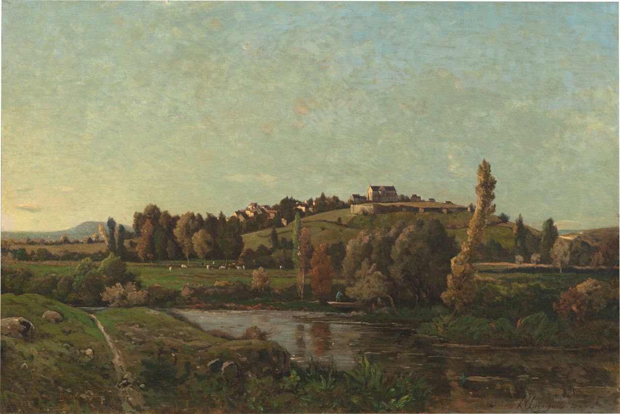 Maisema Auvergnessa tekijältä Henri-Joseph Harpignies