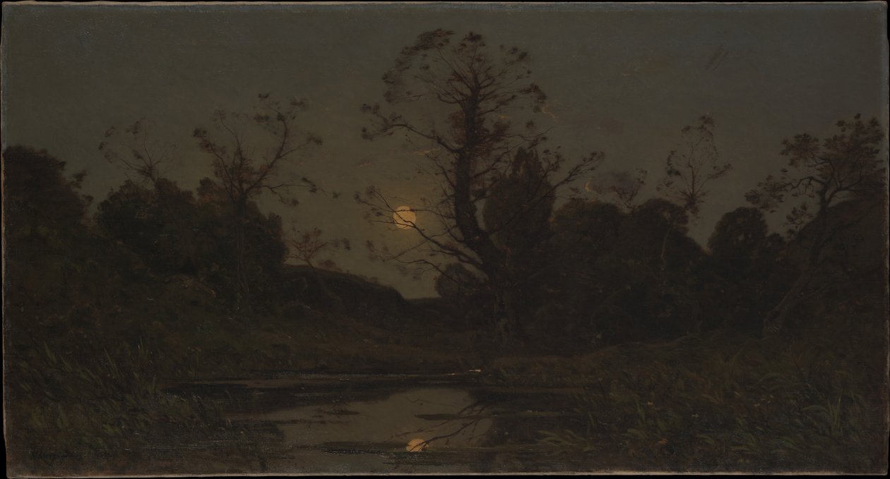 Kuun nousu tekijältä Henri-Joseph Harpignies