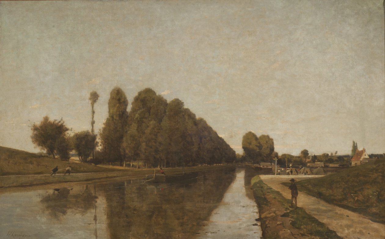 Briaren kanava (öljy kankaalle) tekijältä Henri Joseph Harpignies