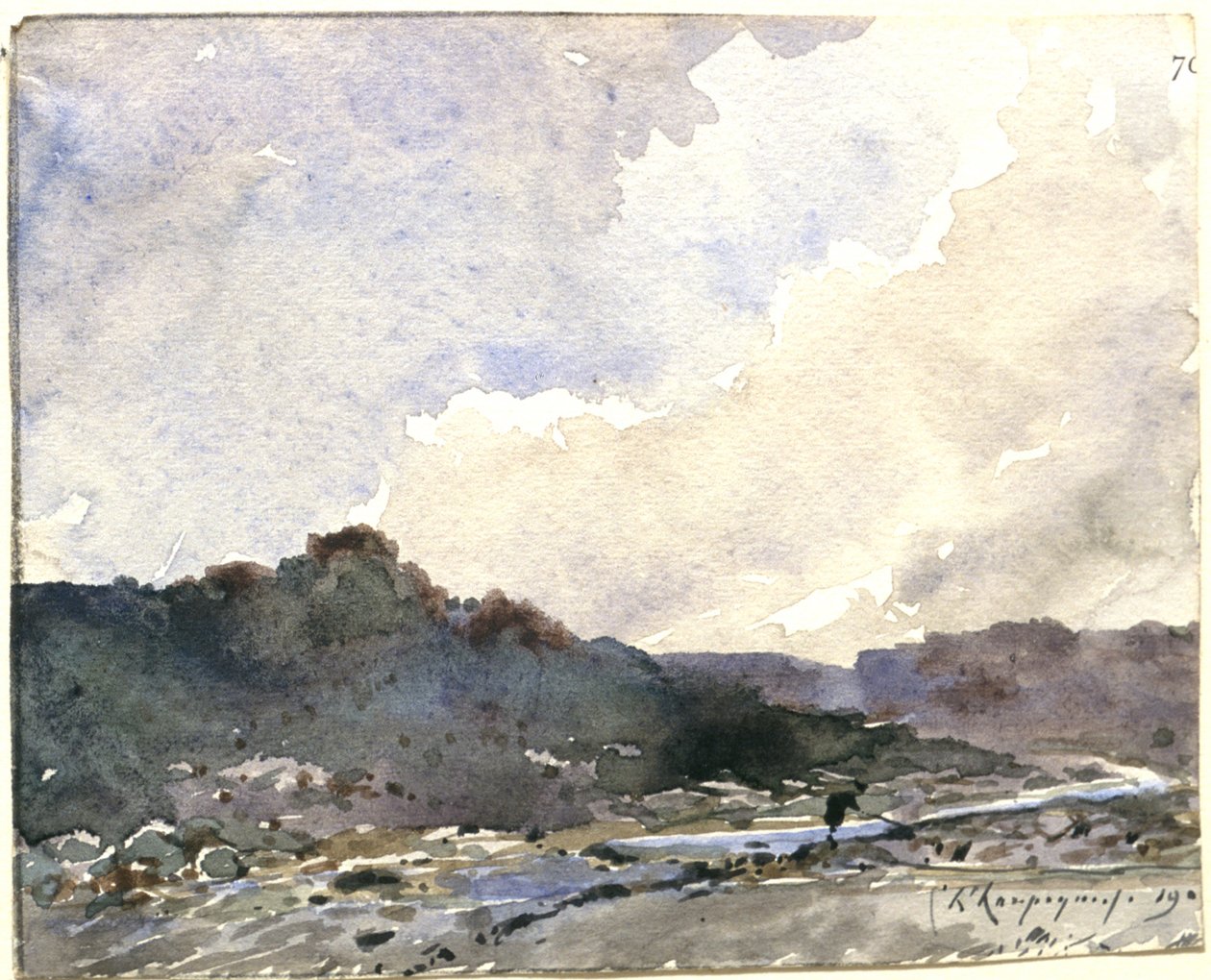 Vuoripuro tekijältä Henri-Joseph Harpignies
