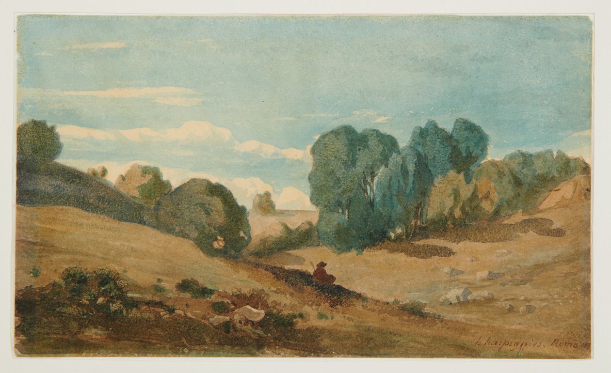 Näkymä lähellä Roomaa tekijältä Henri Joseph Harpignies