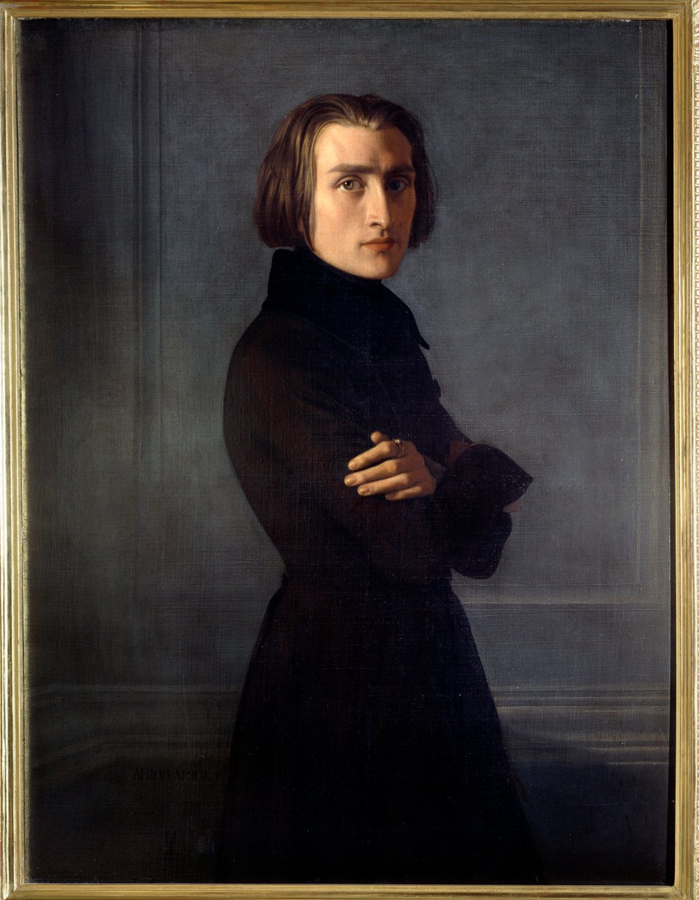 Franz Lisztin muotokuva tekijältä Henri (1814 82) Lehmann