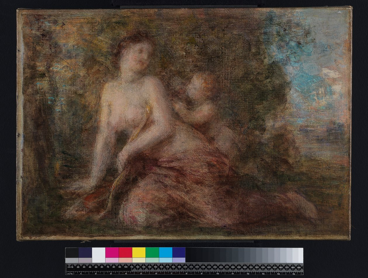 Venus ja Cupid, ennen vuotta 1904 (öljy kankaalle) tekijältä Henri (attr. to) Fantin Latour