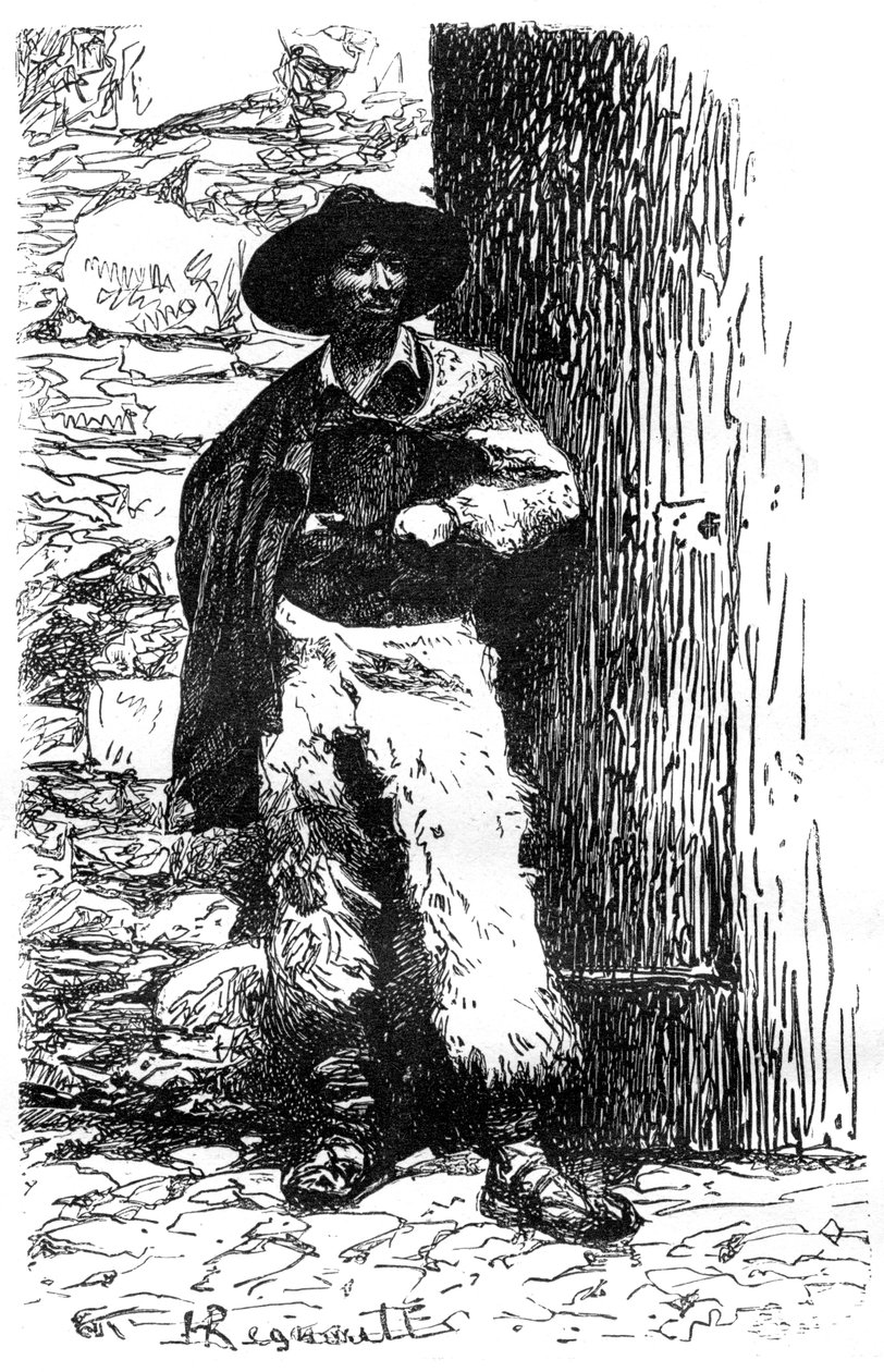 Italian maaseudun paimen, 1800-luku tekijältä Henri Alexandre Georges Regnault