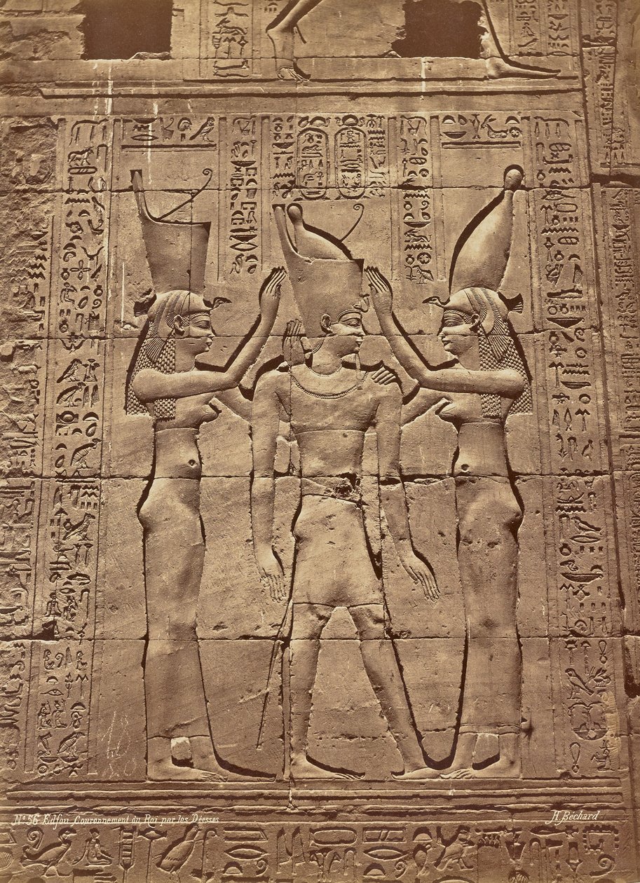 Edfu Kuninkaan kruunajaiset Déssesin toimesta tekijältä Henri Béchard