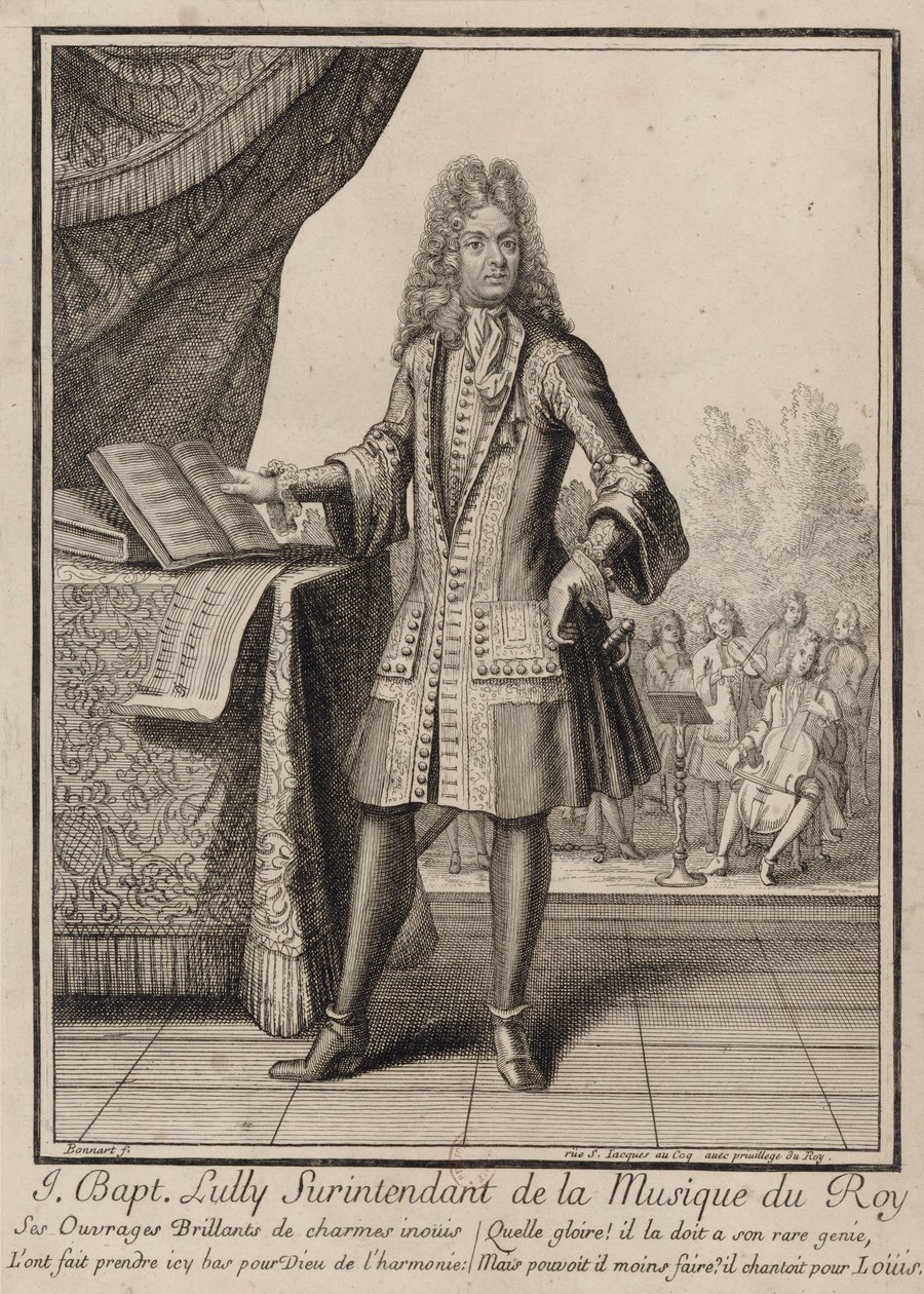 Jean-Baptiste Lully tekijältä Henri Bonnart