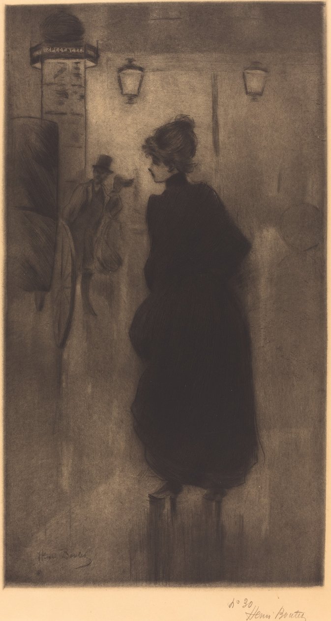 Parisian Woman (The Effect of the Night) tekijältä Henri Boutet