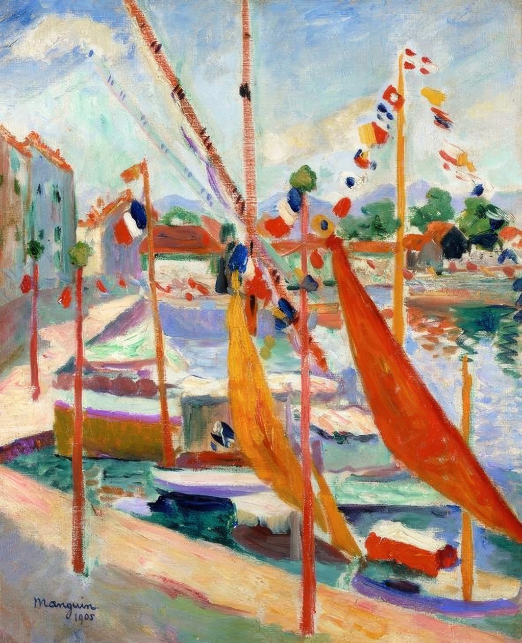 14. heinäkuuta St. Tropezissa tekijältä Henri Charles Manguin