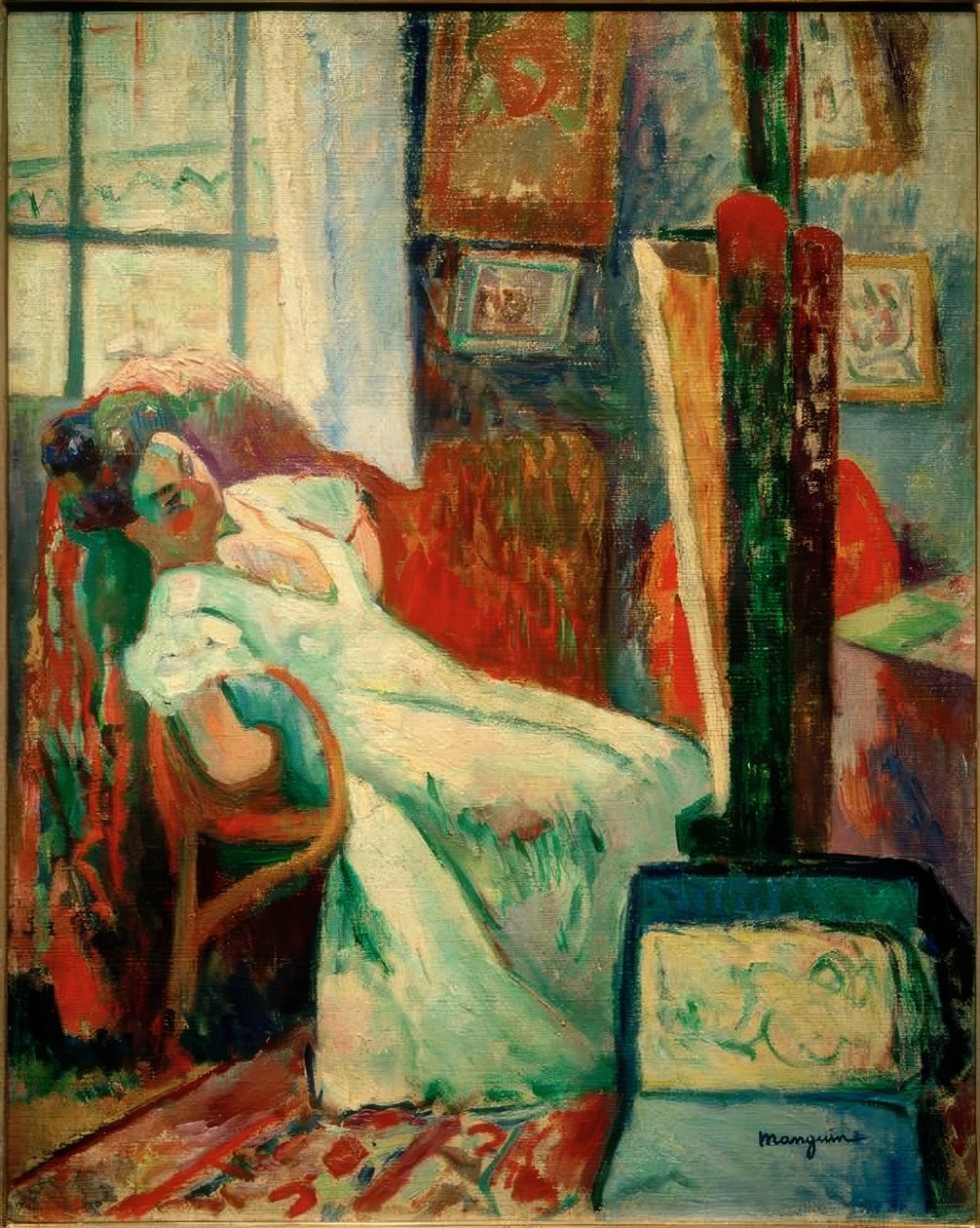 Mallin lepo (Jeanne) tekijältä Henri Charles Manguin