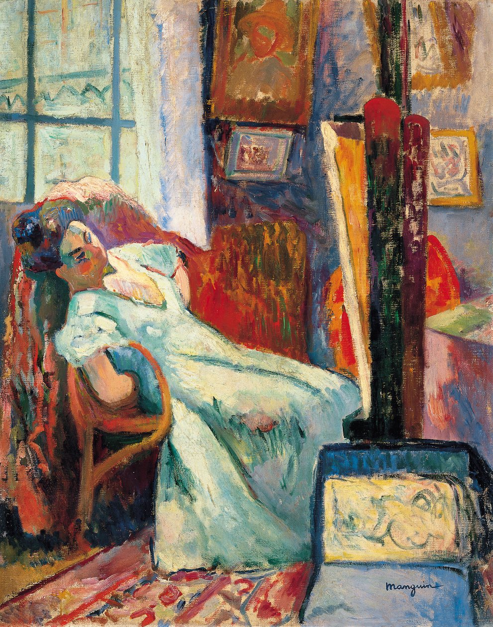 Malli Resting, 1905 tekijältä Henri Charles Manguin
