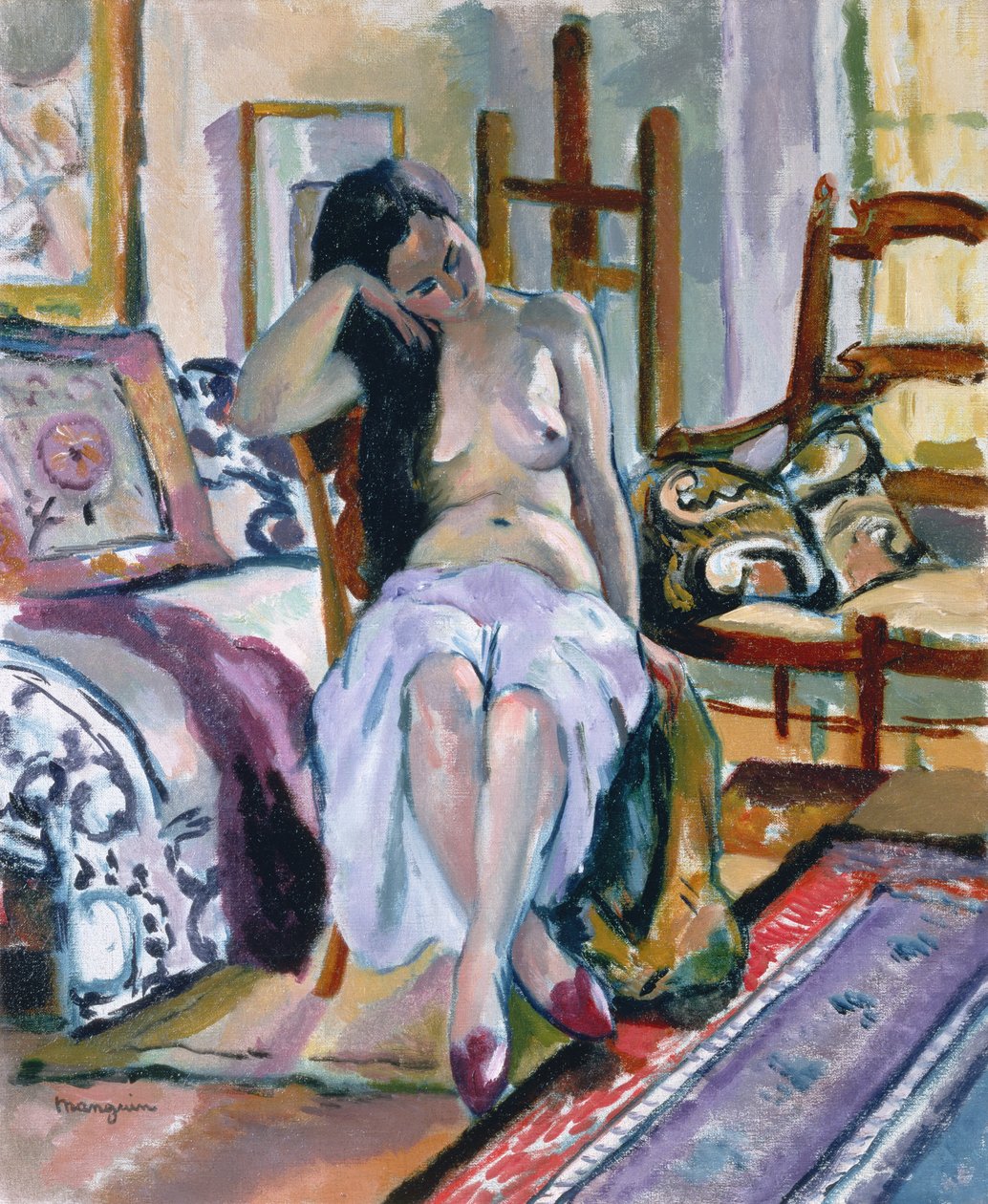 Alaston sisätiloissa tekijältä Henri Charles Manguin