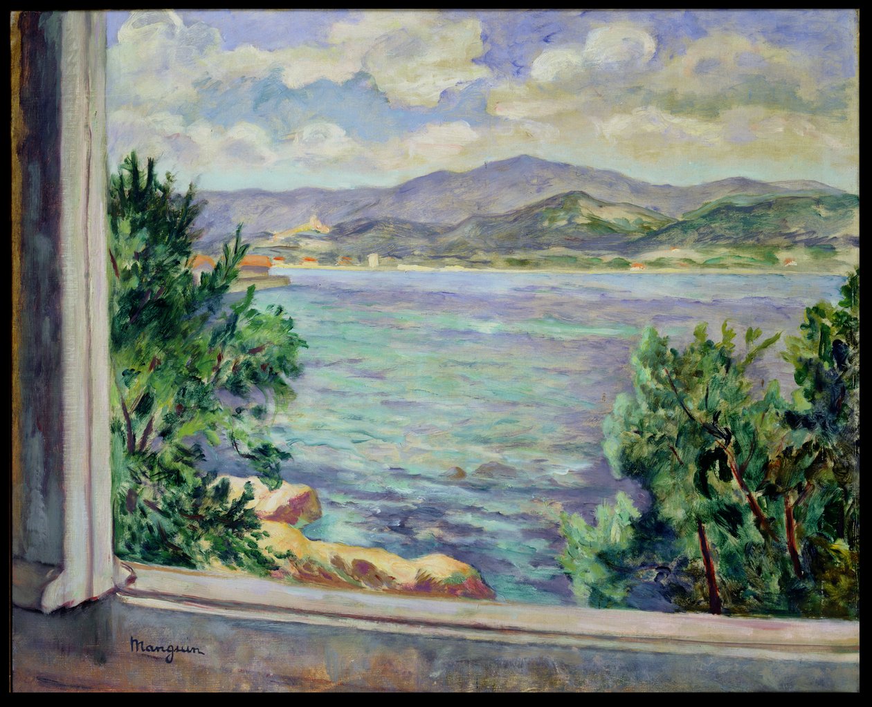 St. Tropezin lahti Oustaletista tekijältä Henri Charles Manguin