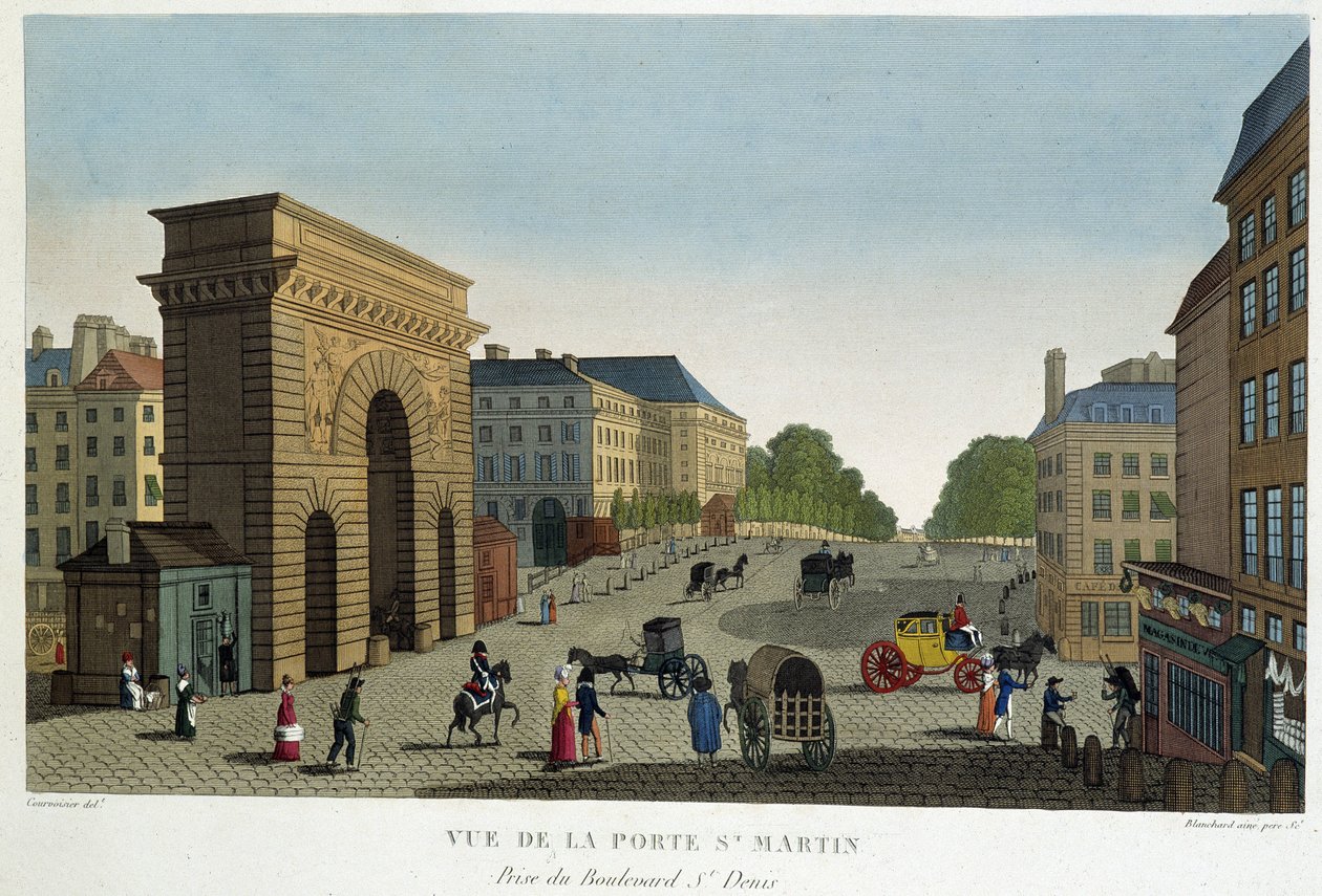 Näkymä Porte St Martiniin - Courvoisier