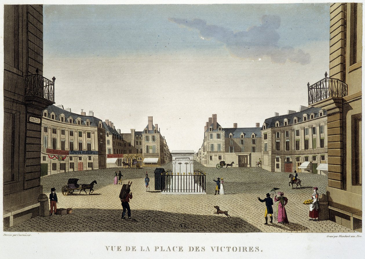 Place des Victoires - Pariisi, Courvoisier tekijältä Henri Courvoisier Voisin