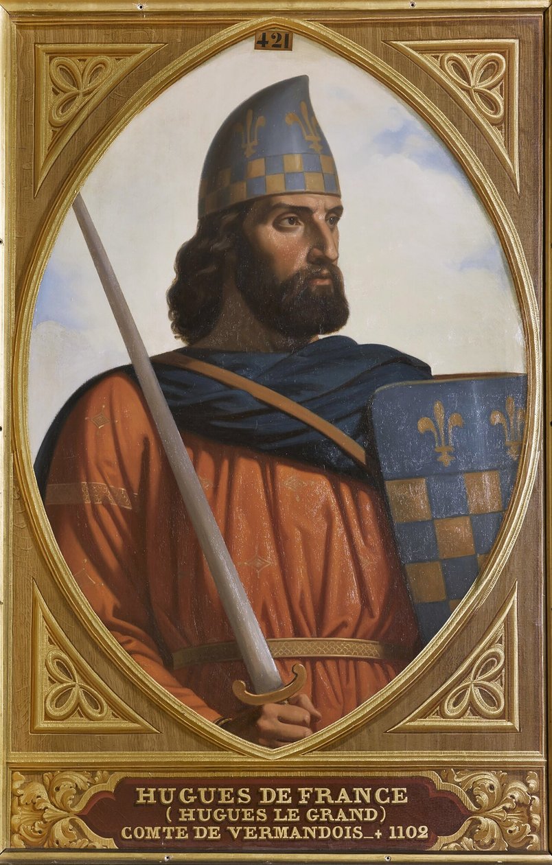Hugh I, Vermandoisin kreivi 1057-1101, 1840-luku. tekijältä Henri Decaisne