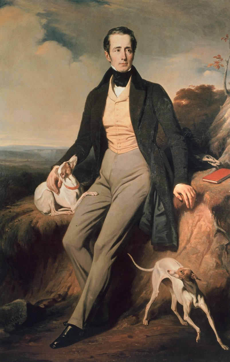 Alphonse de Lamartinen muotokuva tekijältä Henri Decaisne