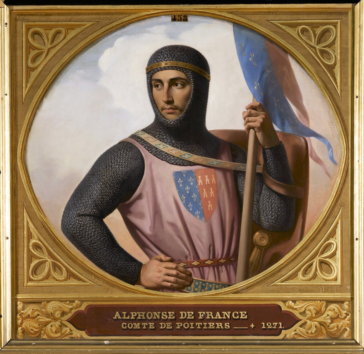 Prinssi Alphonse of Poitiers 1220-1271, Toulousen kreivi, 1837. tekijältä Henri Decaisne