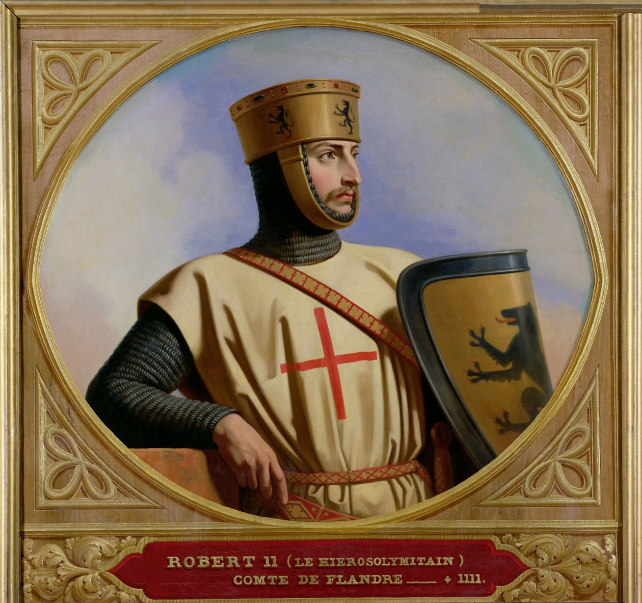 Robert II le Hierosolymitain, Flanderin kreivi (k. 1111) 1843 tekijältä Henri Decaisne