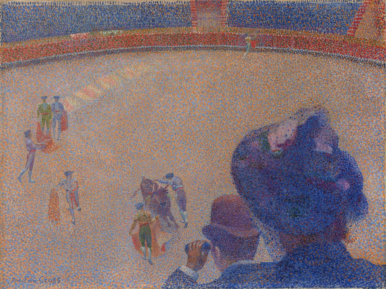 Härkäjuoksu, 1891-1892. tekijältä Henri Edmond Cross