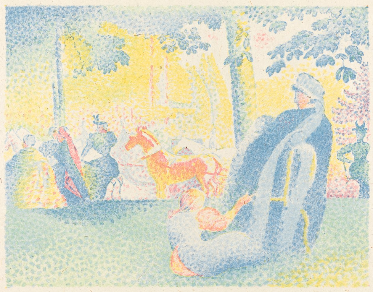 Champs-Elysees tekijältä Henri Edmond Cross