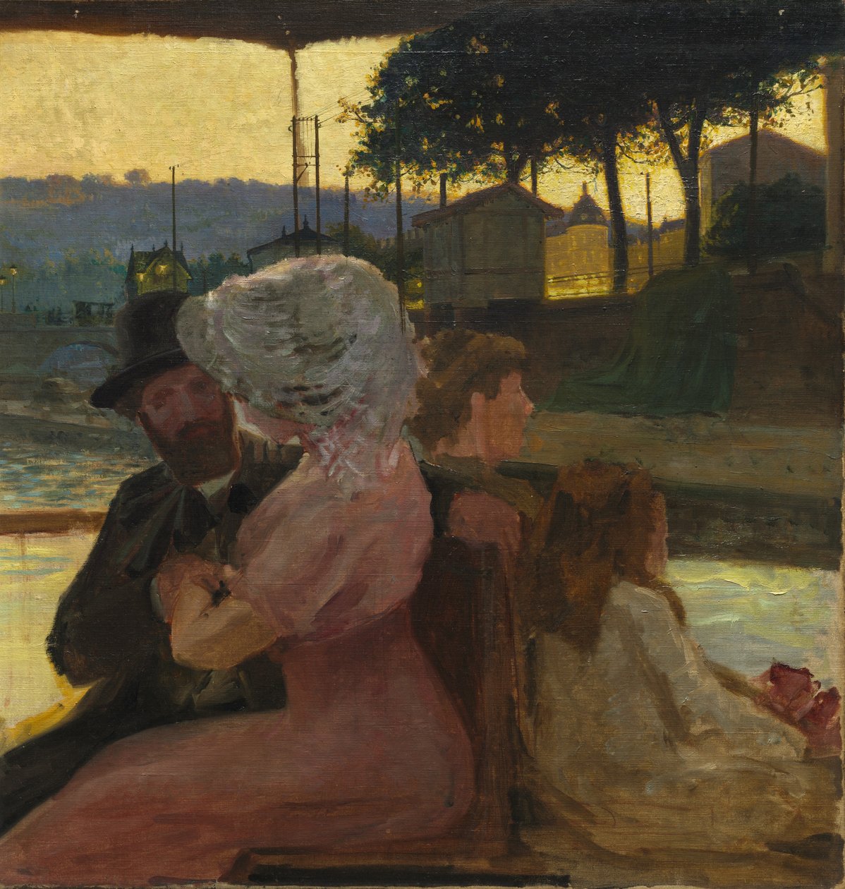 Joella, noin 1900 (öljy kankaalle). tekijältä Henri Edmond Cross