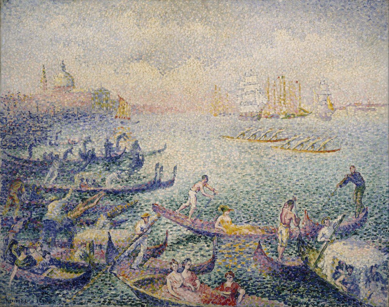 Venetsian regatta tekijältä Henri Edmond Cross