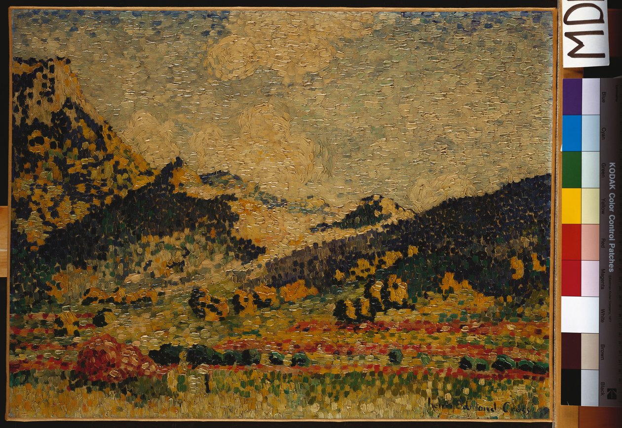 Tutkimus "Pienet Mauresian vuoret", 1909 tekijältä Henri Edmond Cross