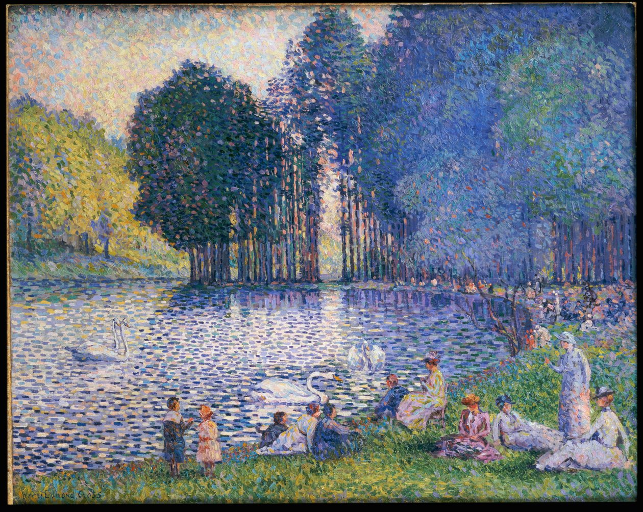 Järvi Bois de Boulognessa, noin 1899 tekijältä Henri Edmond Cross