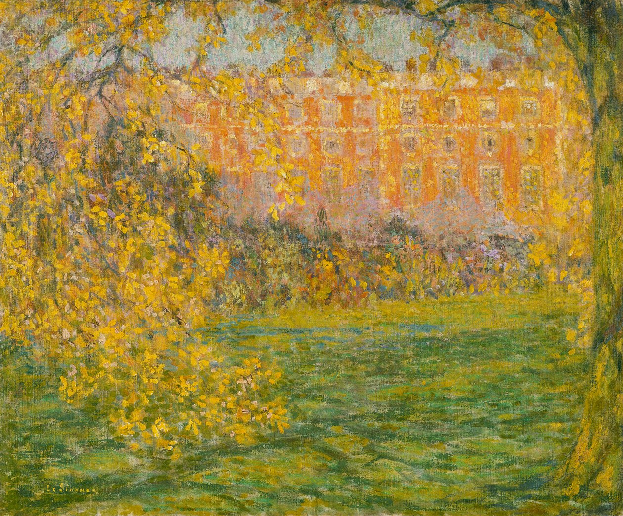 Autumn, Hampton Court; Automne, Hampton Court tekijältä Henri Eugene Augustin Le Sidaner