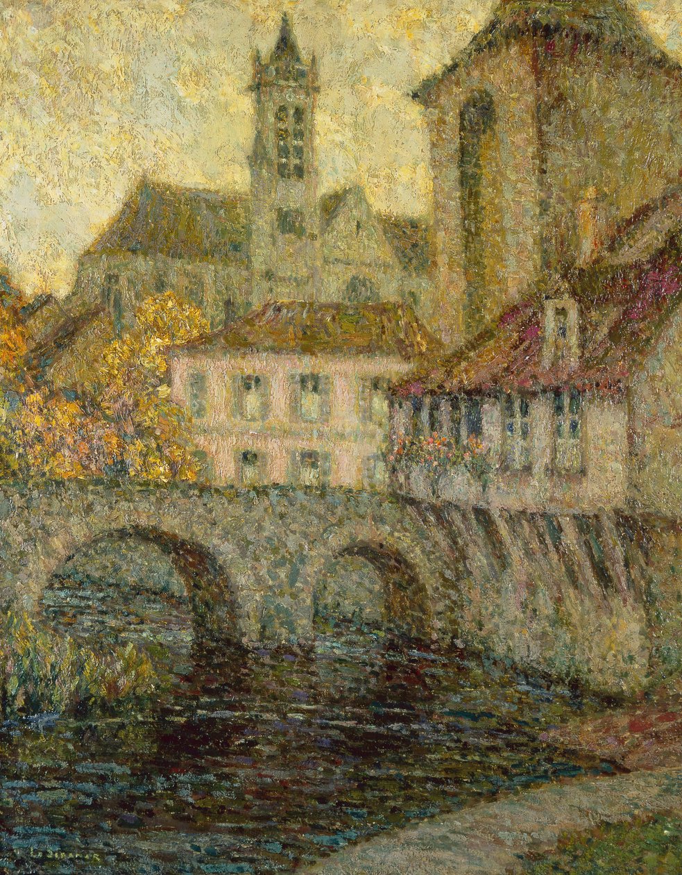 Porte de Bourgogne, Moret tekijältä Henri Eugene Augustin Le Sidaner