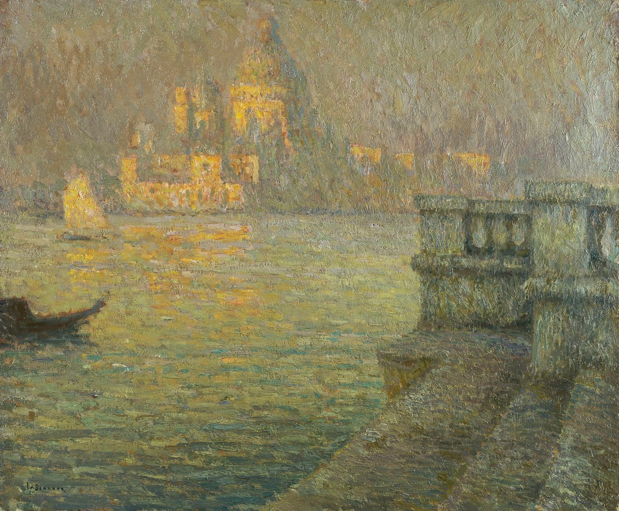 La Salute, Venetsia tekijältä Henri Eugene Augustin Le Sidaner
