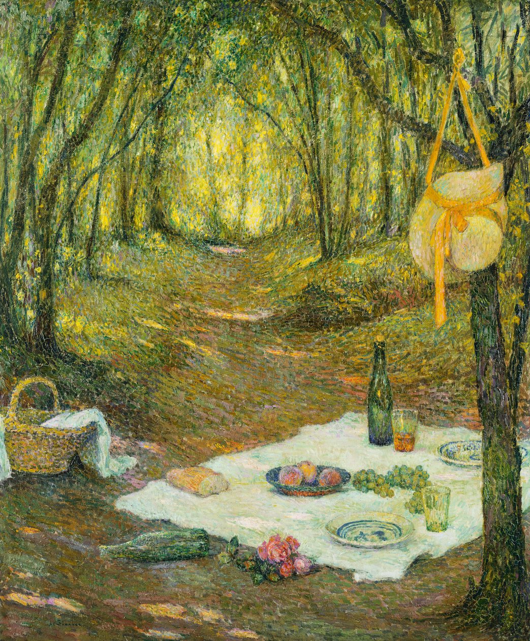 Gouter sous Bois, Gerberoy tekijältä Henri Eugene Augustin Le Sidaner