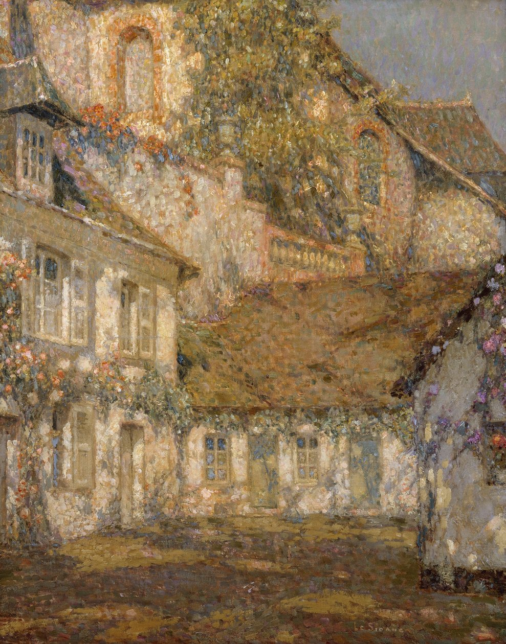 Talo kirkon alapuolella; La Maison sous L