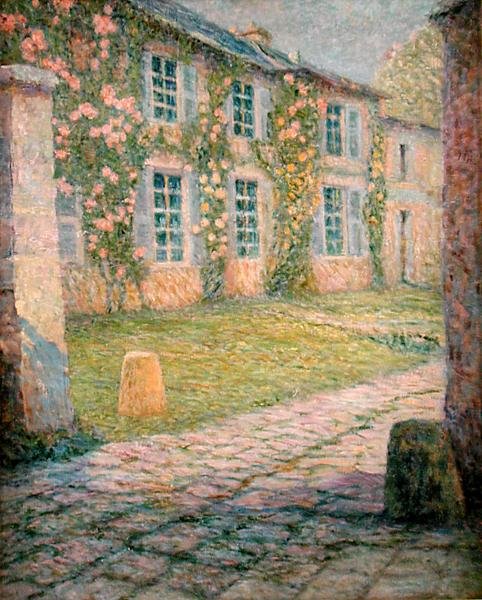 Talo ruusuilla, Versailles tekijältä Henri Eugene Augustin Le Sidaner