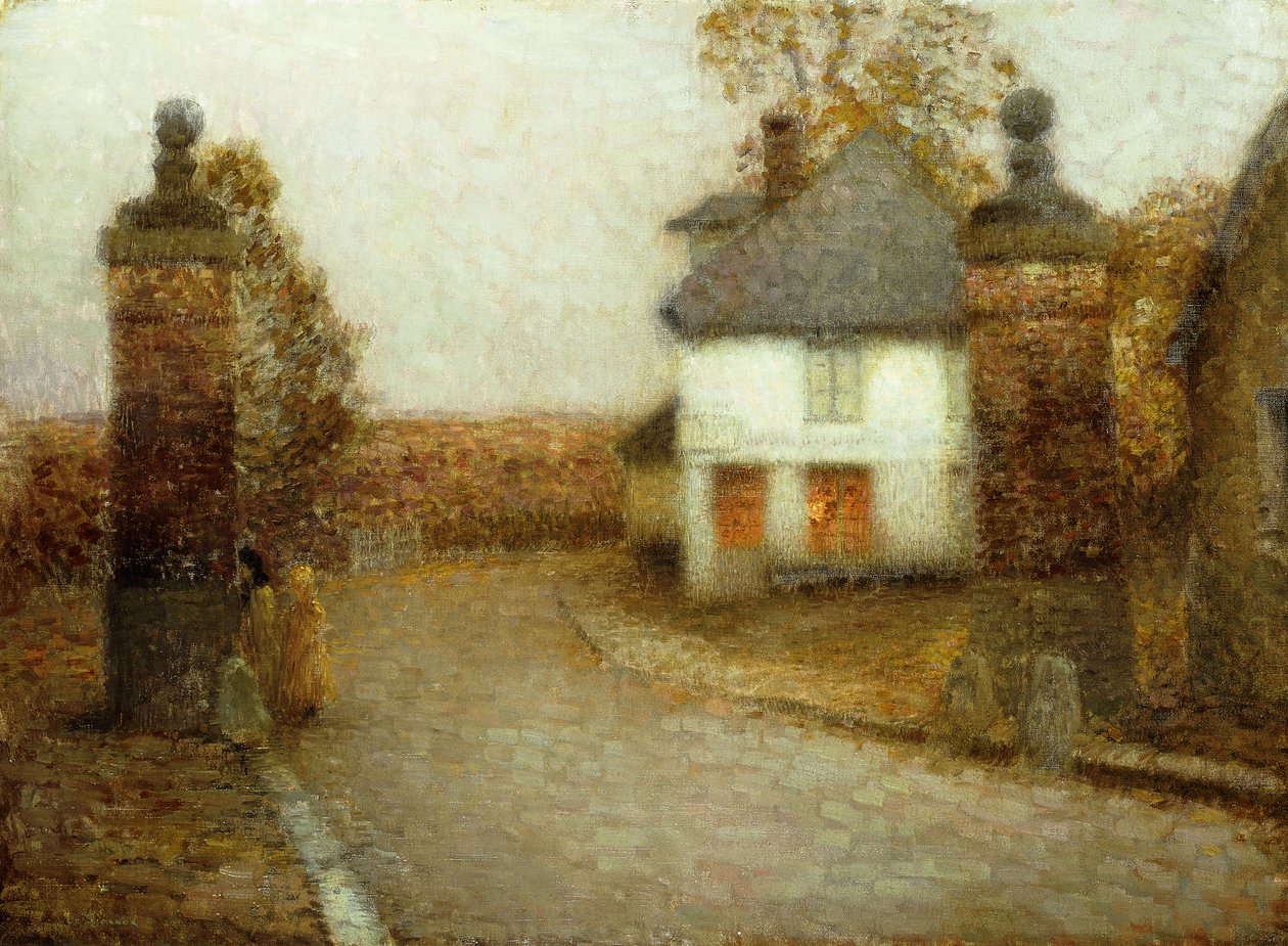 Pilarit, Gerberoy; Pilarit, Gerberoy tekijältä Henri Eugene Augustin Le Sidaner