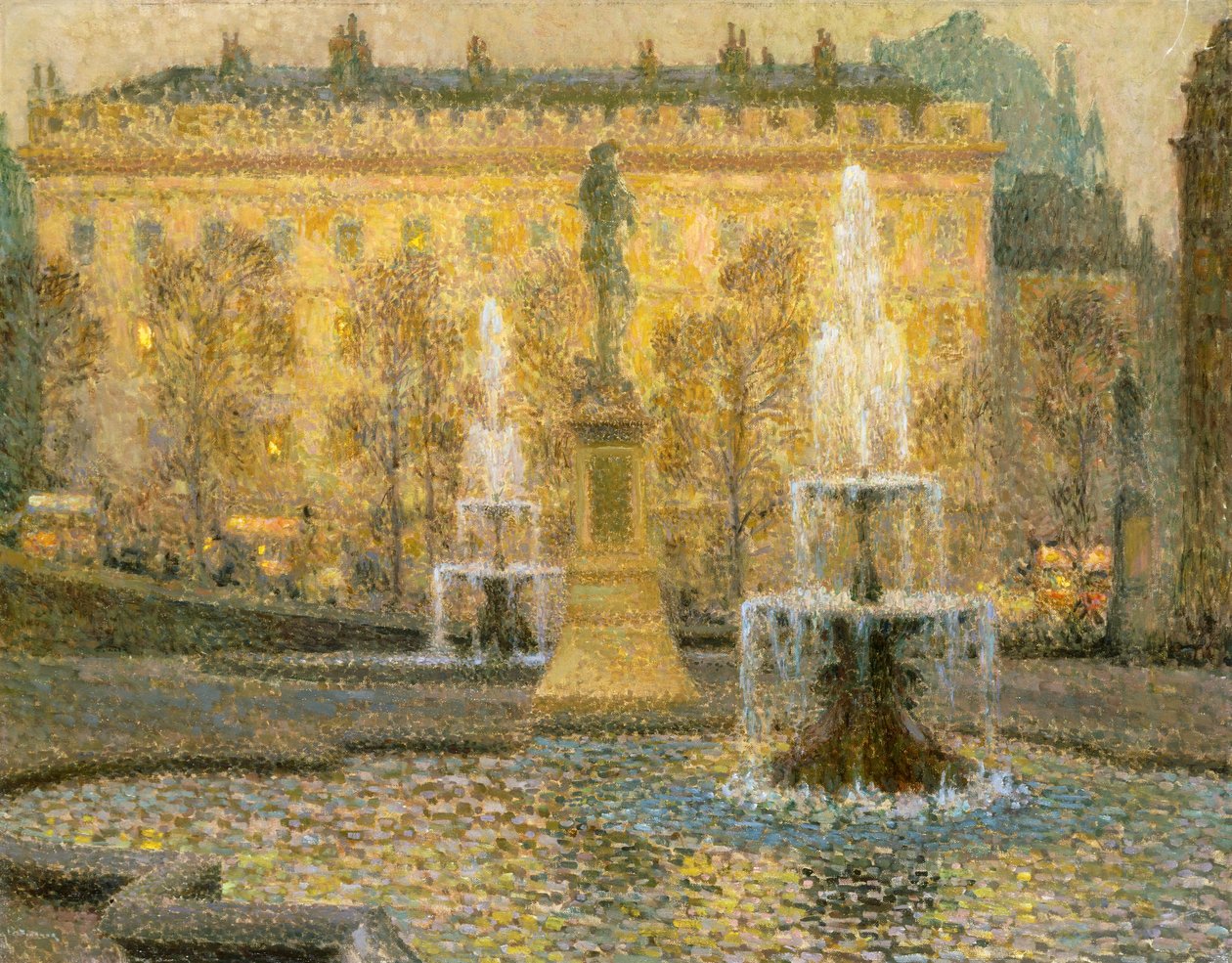 Trafalgar Square, Lontoo tekijältä Henri Eugene Augustin Le Sidaner