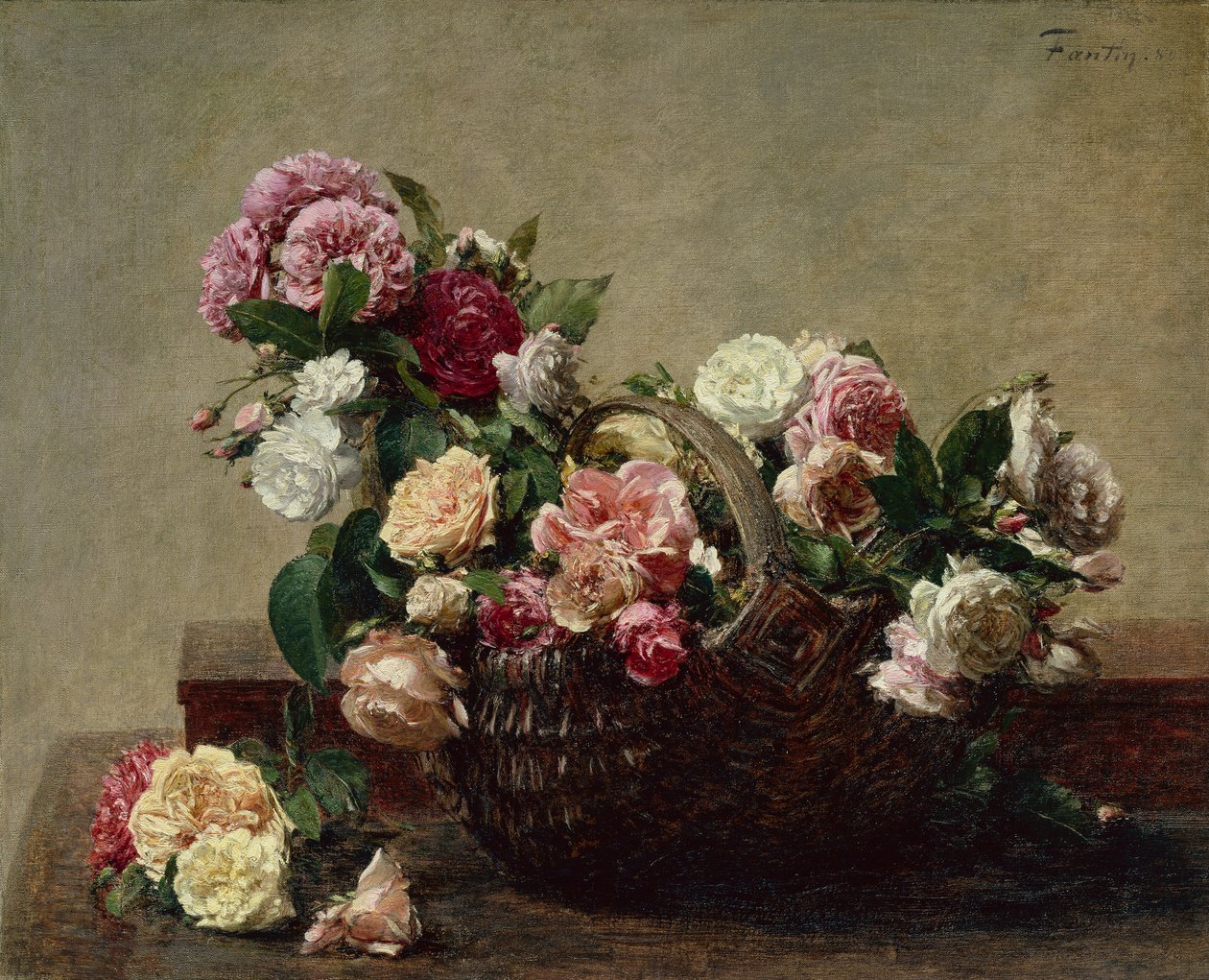 Ruusukori tekijältä Ignace Henri Jean Fantin Latour