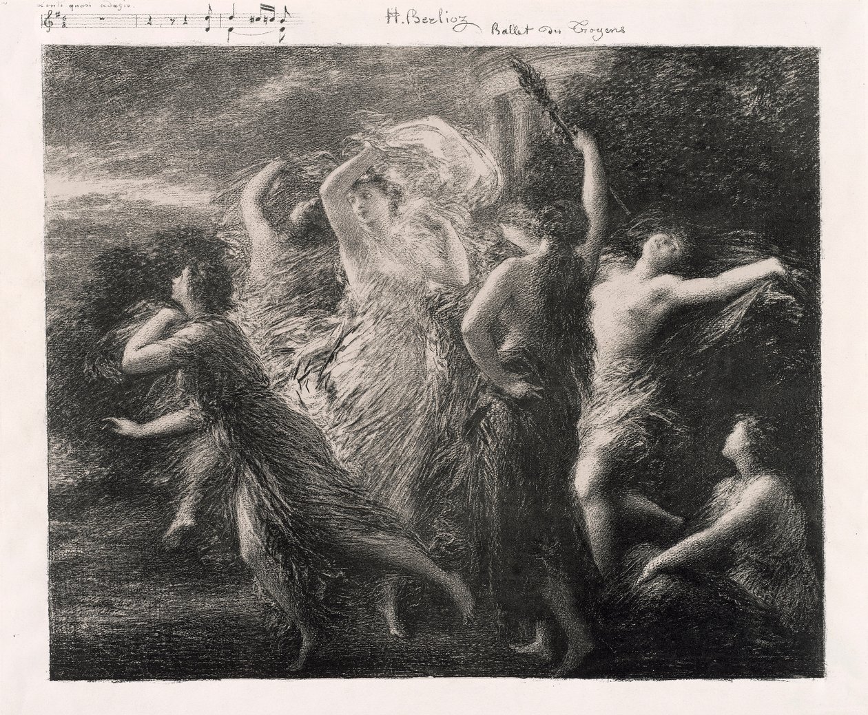 Troijalaisten tanssi tekijältä Henri Fantin-Latour