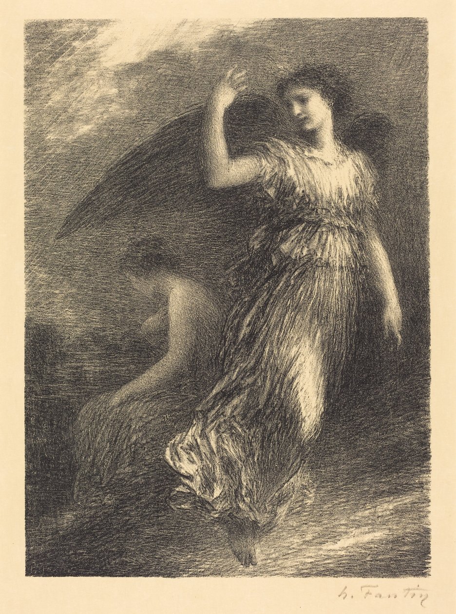 Alkusoitto teoksesta "Paratiisi ja peri" (3. kuvalaatta) tekijältä Henri Fantin-Latour