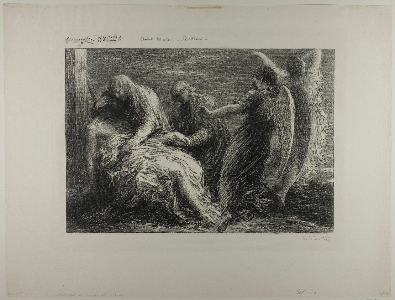 Laskeuma ristiltä tekijältä Henri Fantin-Latour