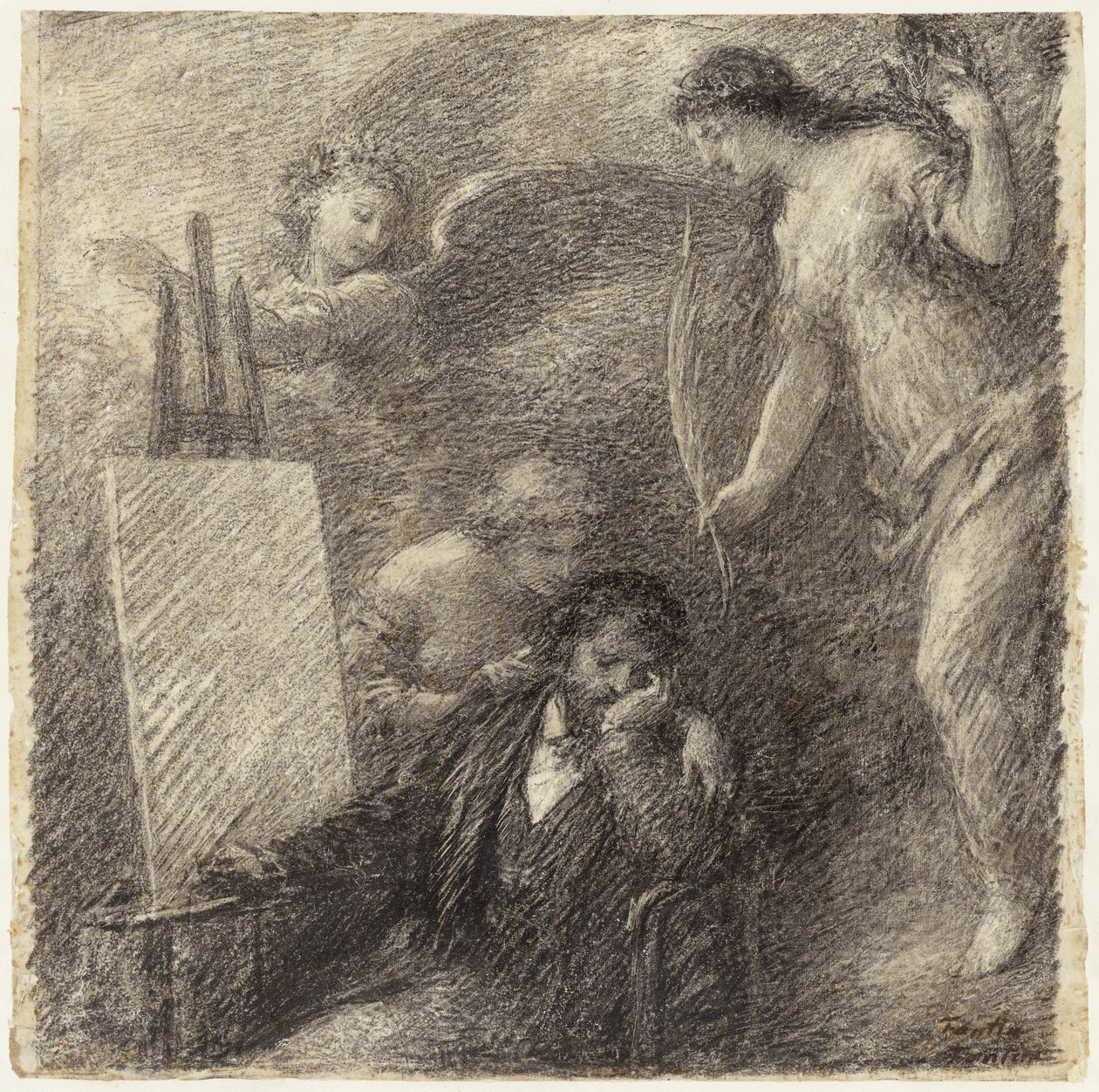 Lannistunut taiteilija tekijältä Henri Fantin-Latour