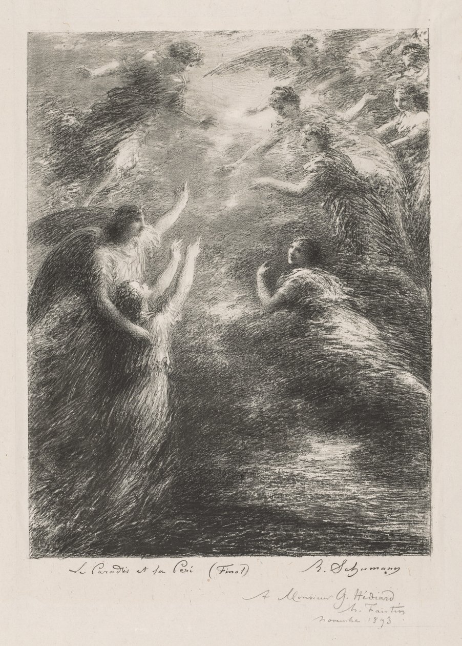 Paratiisi ja Peri tekijältä Henri Fantin Latour